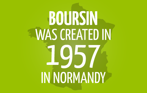 Boursin was created in 1957 in Normandy